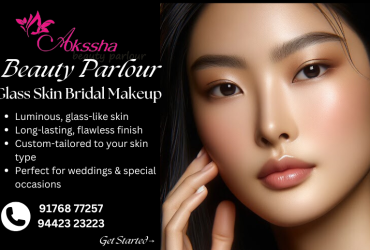 Glass Skin Bridal Makeup in Thoothukudi