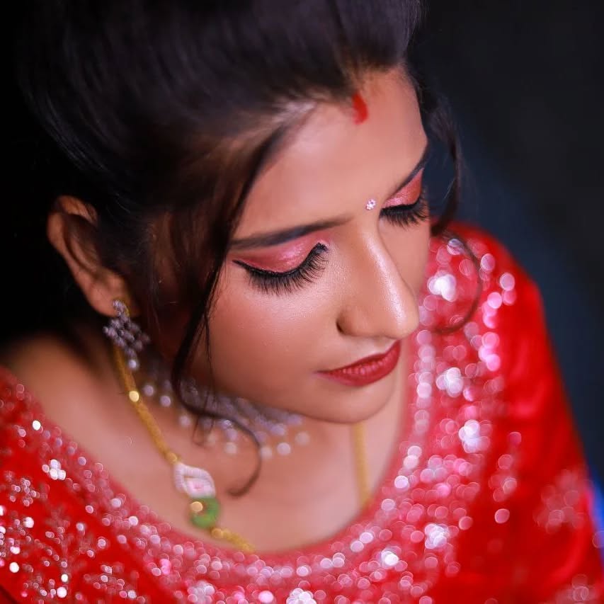 Glass Skin Makeup Reception Look in Tuticorin