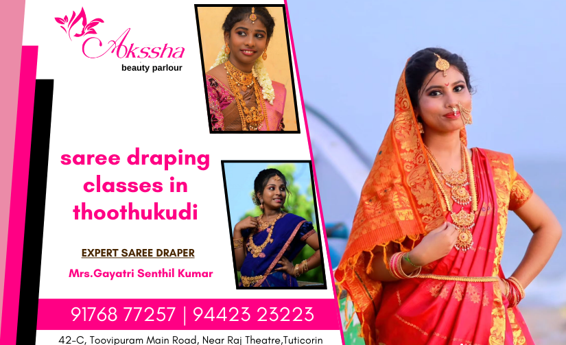 saree draping classes in thoothukudi