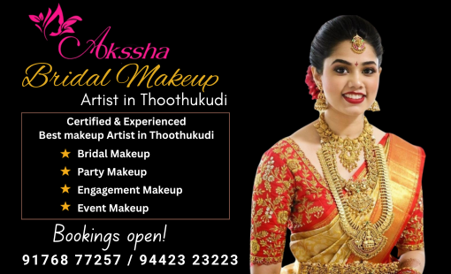 Bridal Makeup Artist in Thoothukudi
