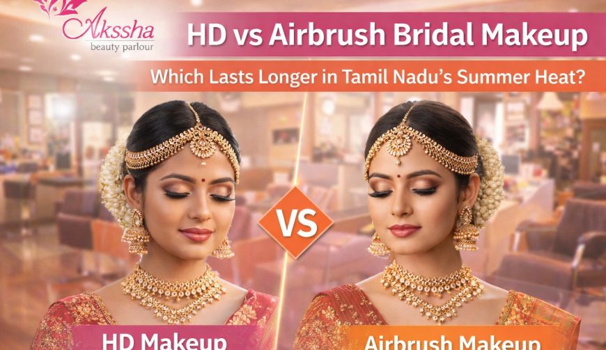 HD vs Airbrush Bridal Makeup: Which Lasts Longer in Tamil Nadu’s Summer Heat?