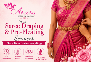 Why Saree Draping and Pre-Pleating Services Save Time During Weddings